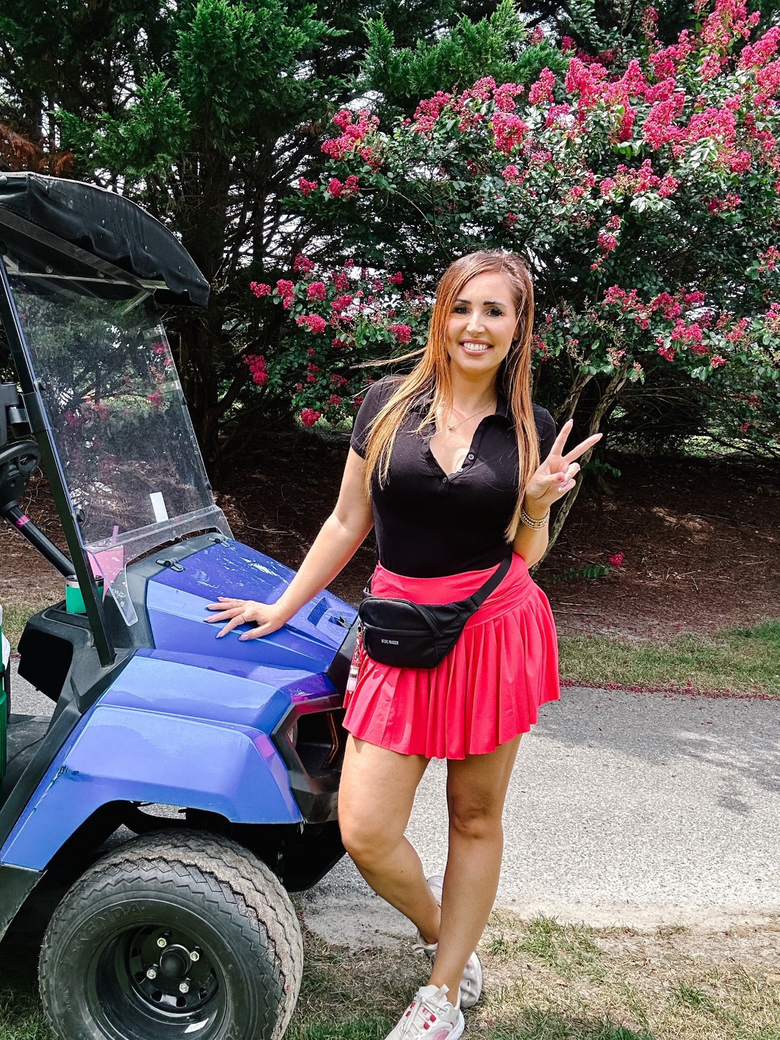 Bev cart on the golf course 

#LTKSeasonal #LTKActive #LTKStyleTip
