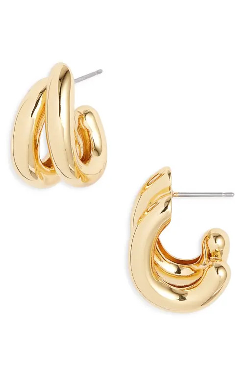 JENNY BIRD Florence Hoop Earrings in High Polish Gold at Nordstrom | Nordstrom