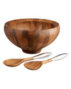 Yaro Salad Bowl with Servers | Horchow