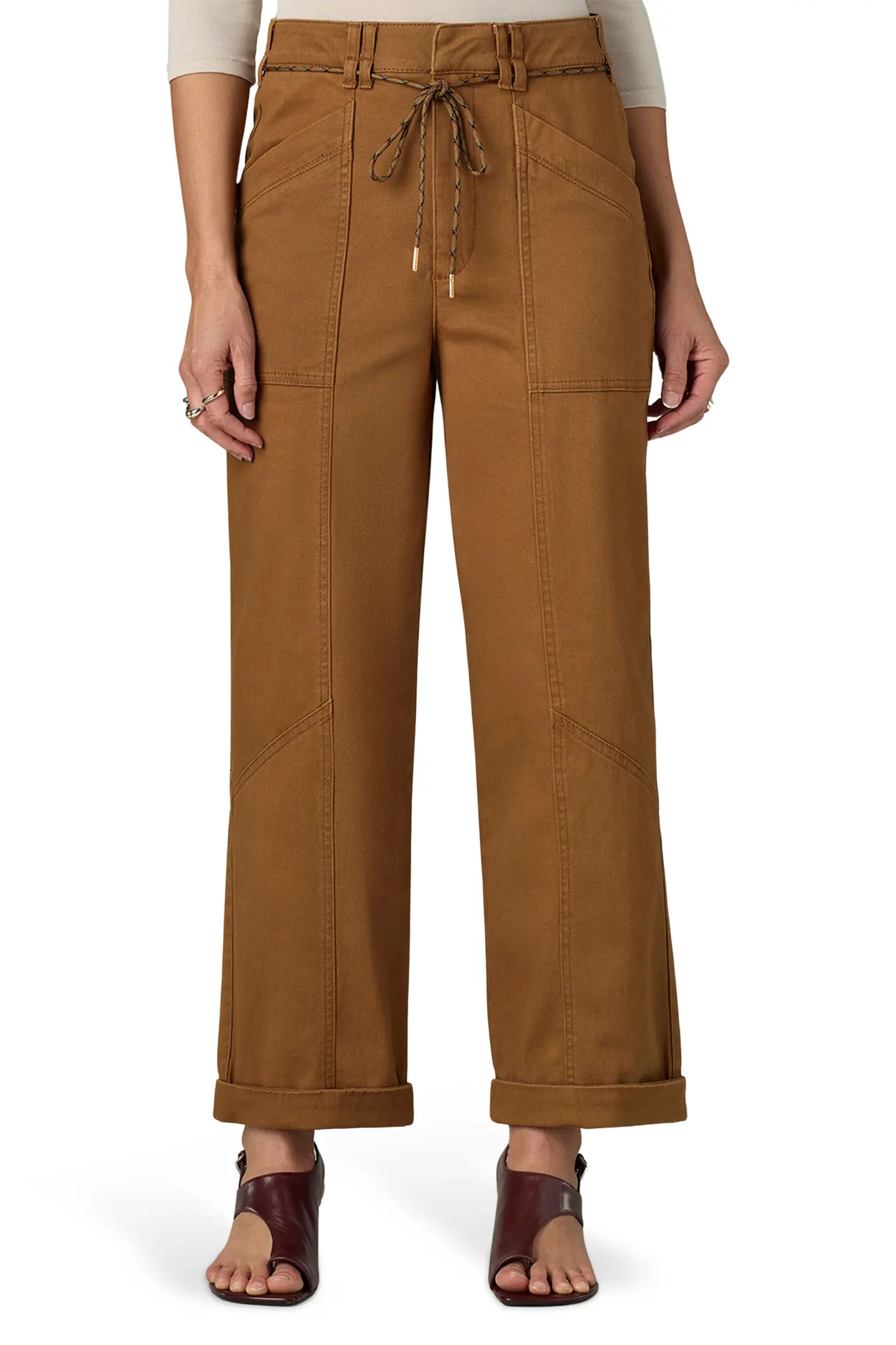 Ultra Skyrise High Waist Relaxed Stretch Cotton Pants (Women) | Nordstrom | Nordstrom