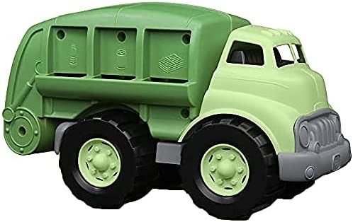 Green Toys Recycling Truck in Green Color - BPA Free, Phthalates Free Garbage Truck for Improving... | Amazon (US)