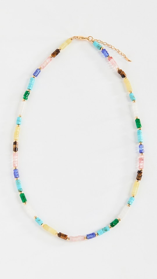 Gold Mix Stone Necklace | Shopbop