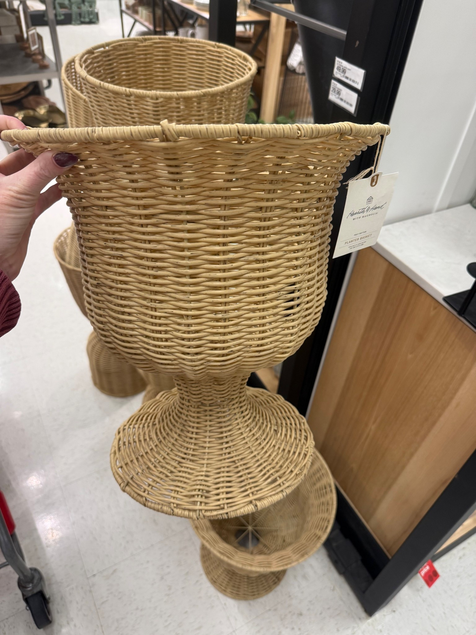 Spotted this urn rattan planter basket today at target! 

#LTKHome #LTKSeasonal