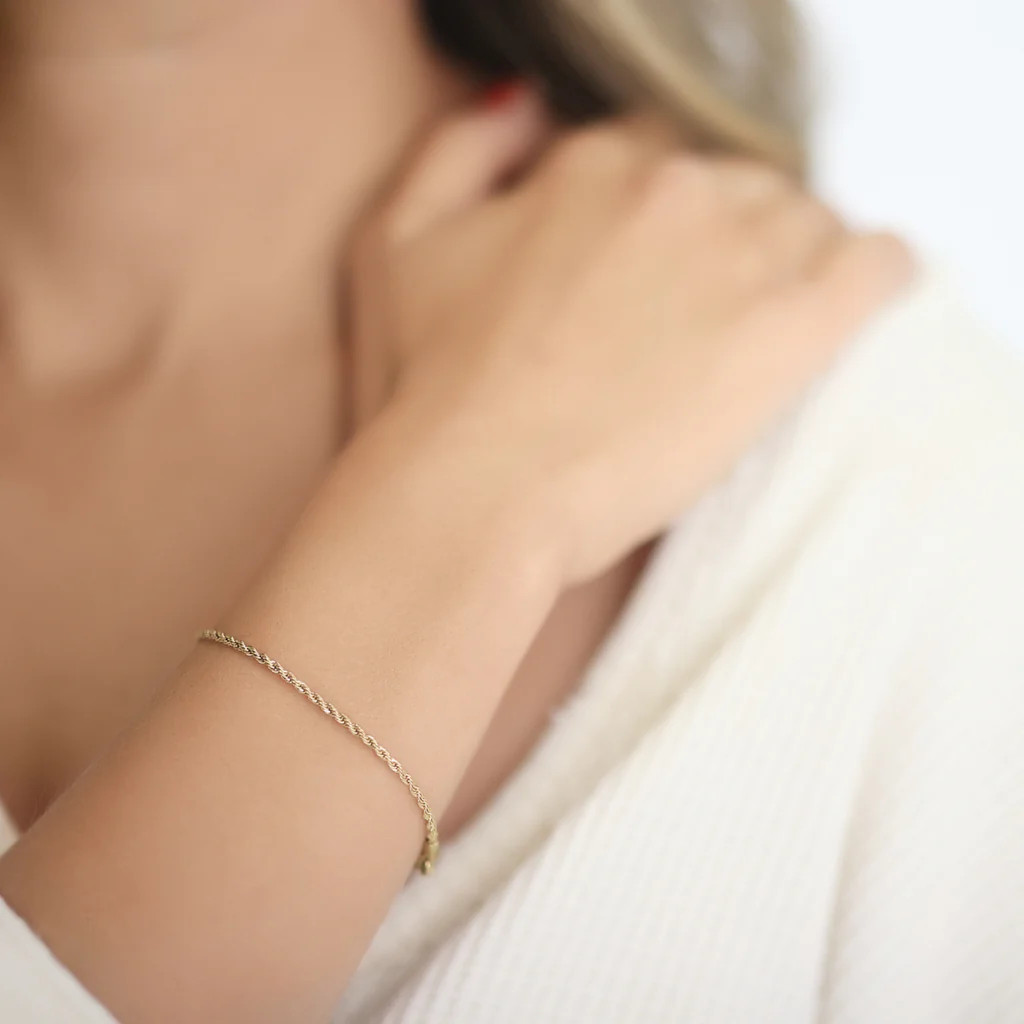 Rope Chain Bracelet - 2mm | Lor By Cara Loren