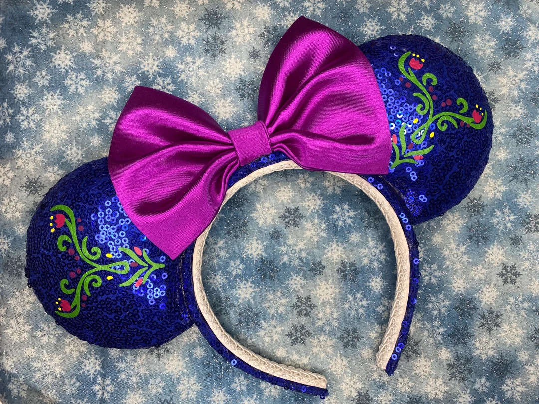 Frozen’s Princess Anna Inspired Mickey Ears! - Etsy | Etsy (US)