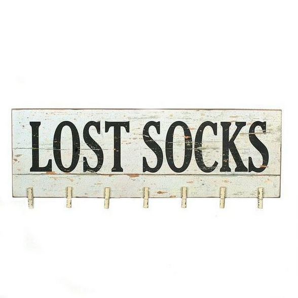 Lost Socks Wall Décor with Clothespins - 3R Studios | Target