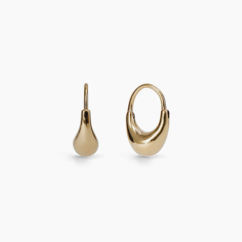 Small Roscida Drop Hoops | Otiumberg