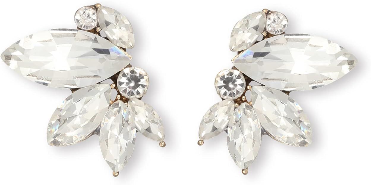 Rhinestone Stud Earrings Dainty Small Crystal Cluster Earrings for Women Girls Cute Ear Wrap Jewe... | Amazon (US)