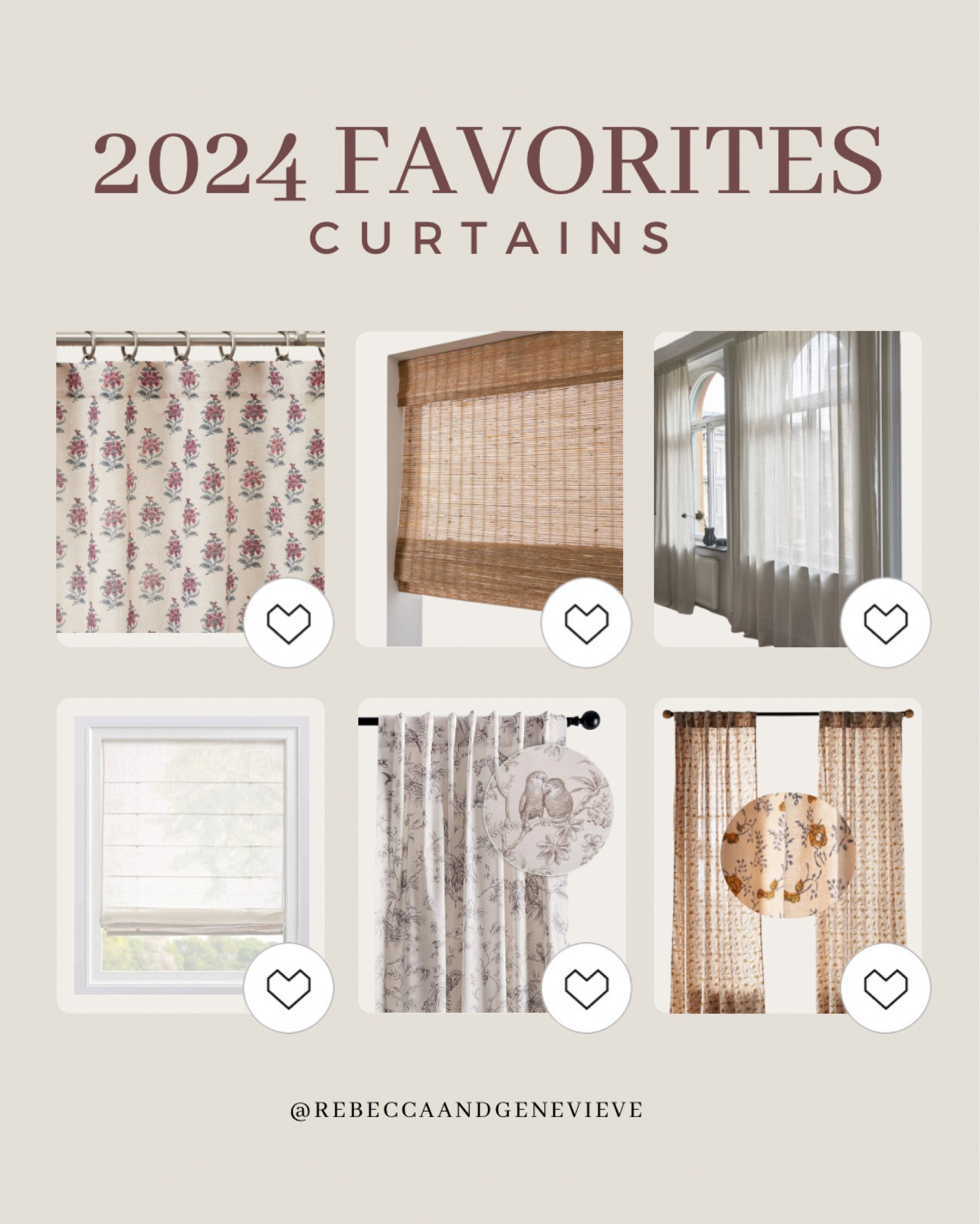 Your 2024 favorites 💖: Curtains

#LTKHome #LTKFindsUnder100 #LTKFindsUnder50