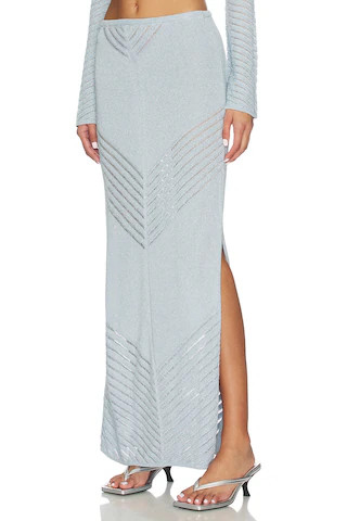 DEVON WINDSOR Bria Maxi Skirt in Azure from Revolve.com | Revolve Clothing (Global)
