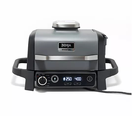 Ninja Woodfire 7-in-1 Outdoor Grill and Smoker - QVC.com | QVC