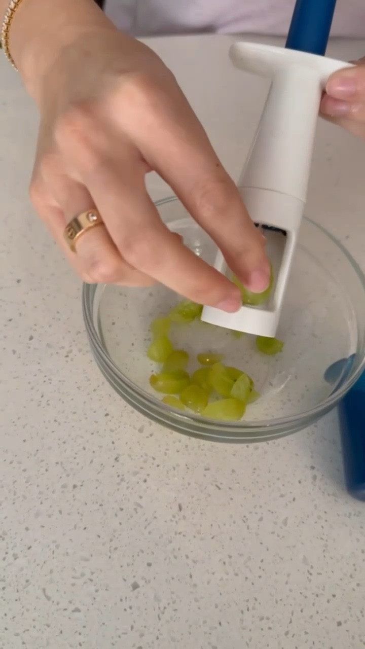 Grapes are a common choking hazard for little ones. This grape cutter is a must have in our home! It easily cuts grapes into the perfect sized quarters. 🤗

#LTKhome #LTKFind #LTKfamily