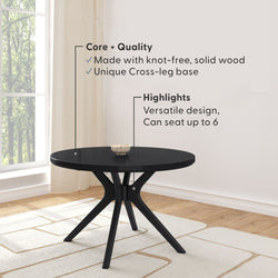 Verso Round Dining Table - 47 | Plank+Beam