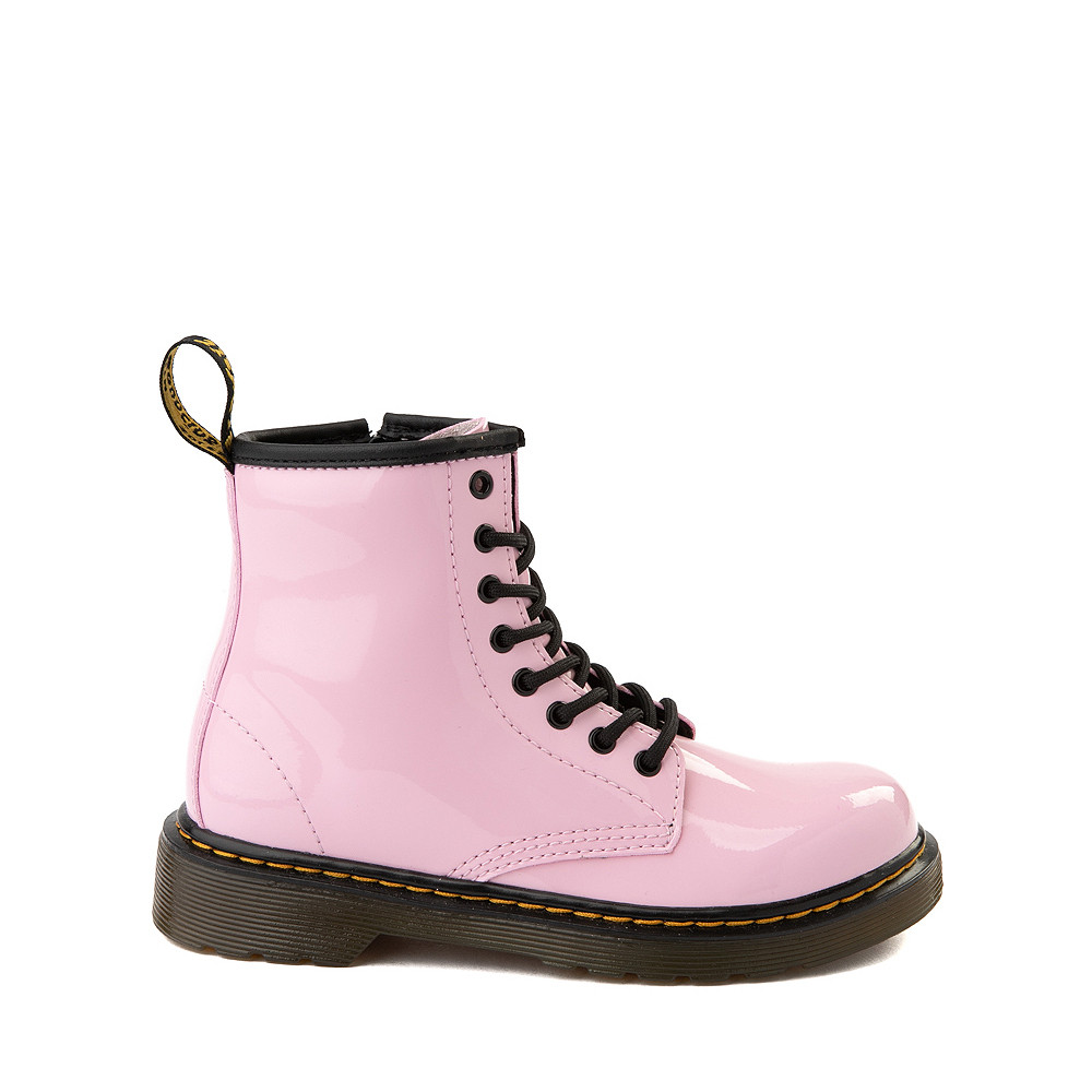 Dr. Martens 1460 8-Eye Patent Boot - Little Kid / Big Kid - Pale Pink | Journeys