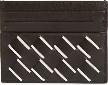 Bottega Veneta Avenue 15 Intrecciato Leather Card Holder | Nordstrom | Nordstrom