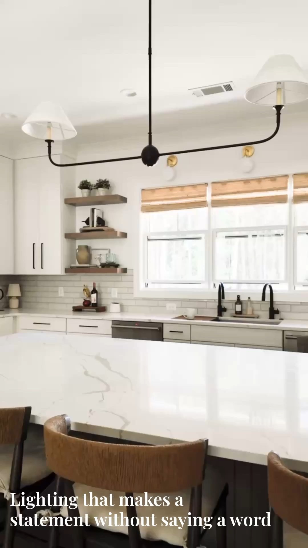 This Modern Classic pendant adds just the right amount of contrast to a neutral kitchen — sleek, sculptural, and perfectly balanced above the island. 💡

#porcheandco #modernclassicstyle #kitchenlighting #neutraldesign #interiorinspiration #pendantlight #modernhome #kitchendecor #modernclassic #lightingdesign #cozyhome #kitcheninspo #timelessinterior

Do you want to bring our dreamy Modern Classic style interior design into your own home? 🏡 You’re in luck! Reserve our Online Interior Design packages today -> https://porcheandco.com/edesign ✨ We can’t wait to work with you & design your home with #porcheandco



#LTKvlog #LTKstorytime #LTKHome