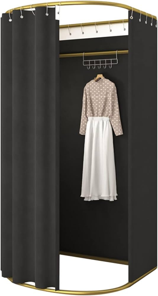 Clothing Store Fitting Room with Shading Curtain, Portable Temporary Mobile Privacy Protection Dr... | Amazon (CA)