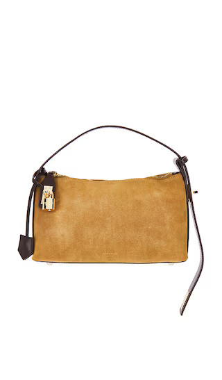 Suede Hobo Bag in Gold | Revolve Clothing (Global)