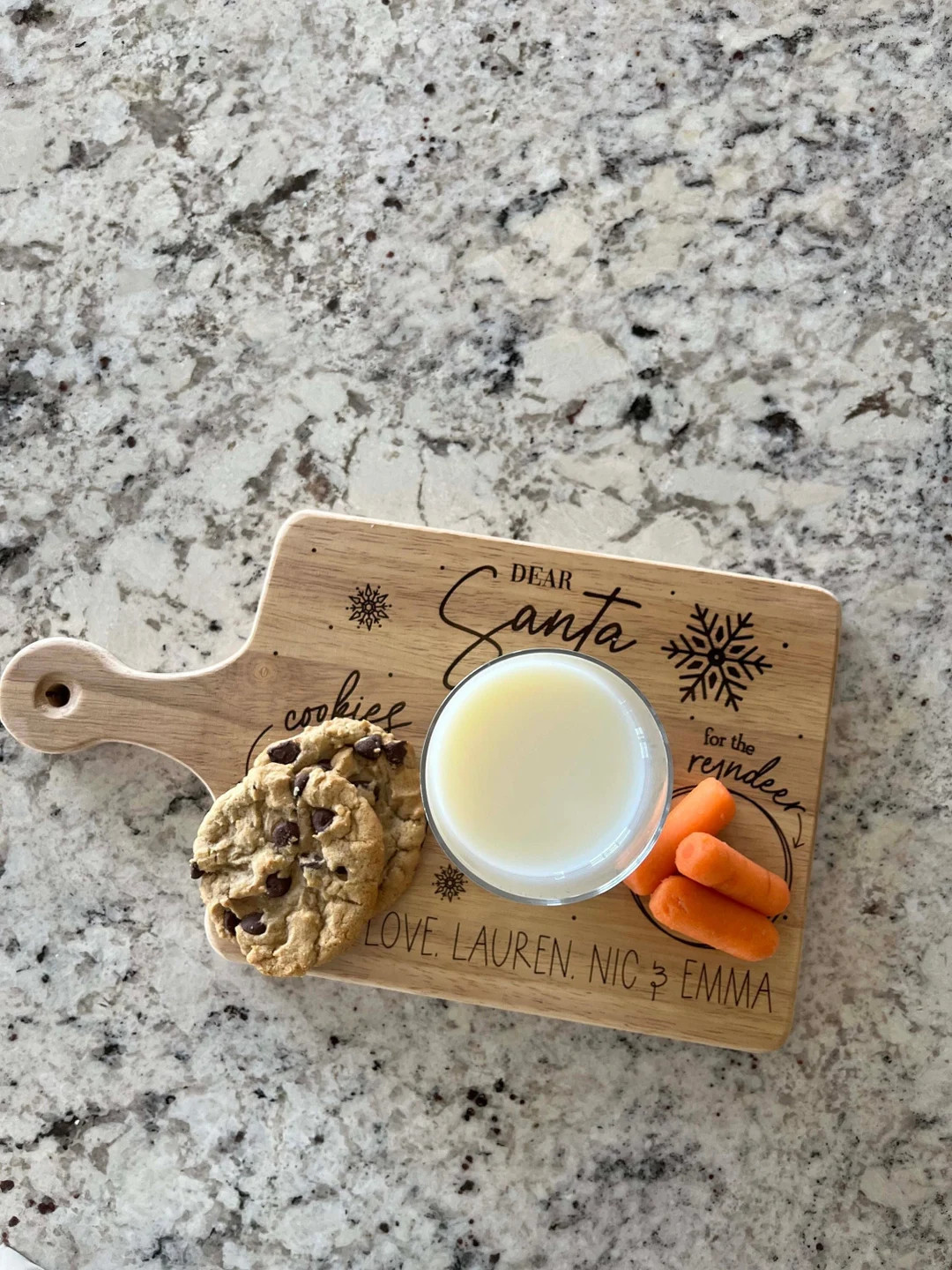 Custom Santa Tray,personalized Santa Tray,personalized Santa Plate,christmas Gift for Kids,cookie... | Etsy (US)