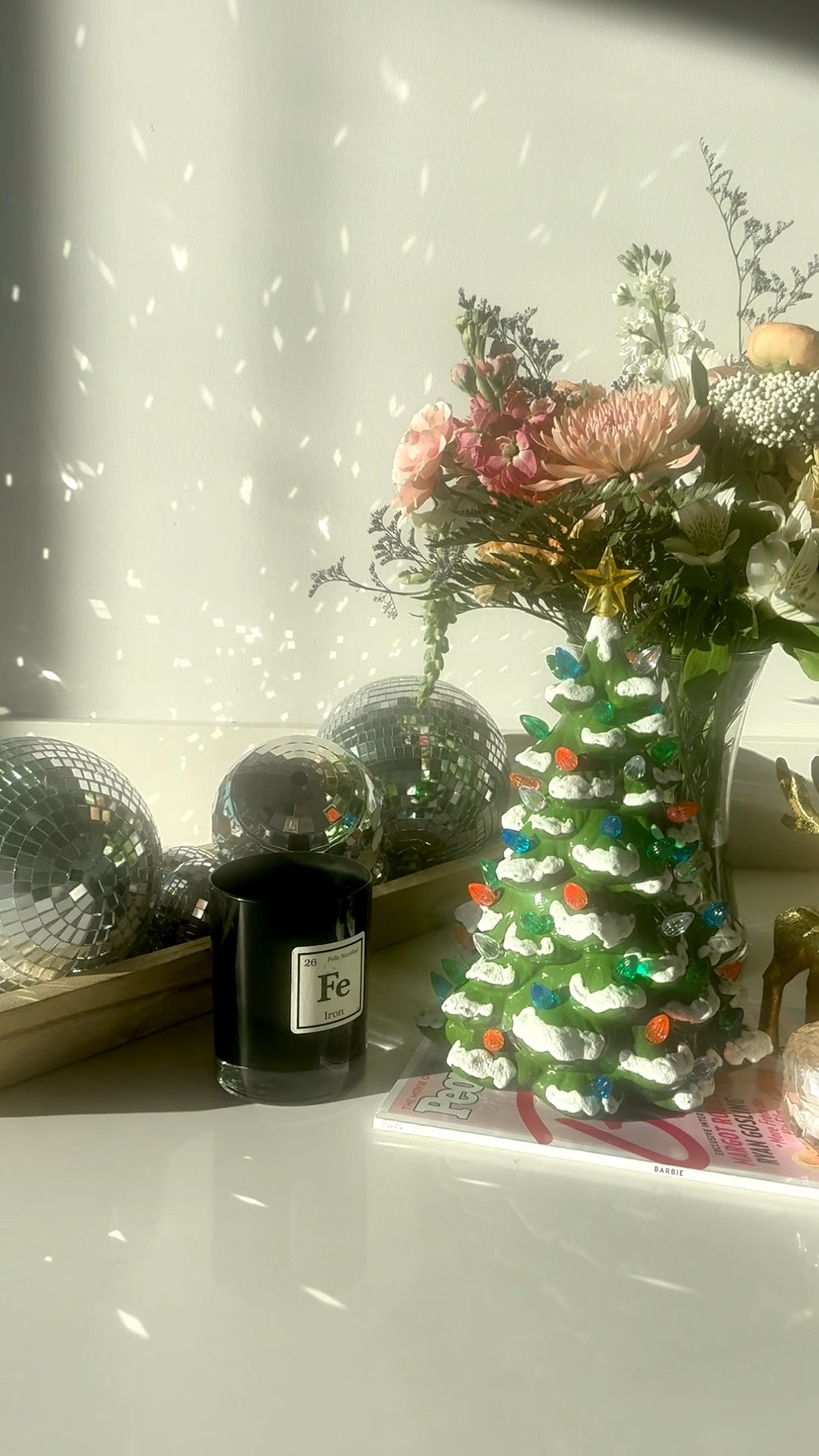 Holiday cheer (and home decor) in the morning 🎉🎄🎅🏼💕🫶🏼

#LTKSeasonal #LTKHome #LTKHoliday