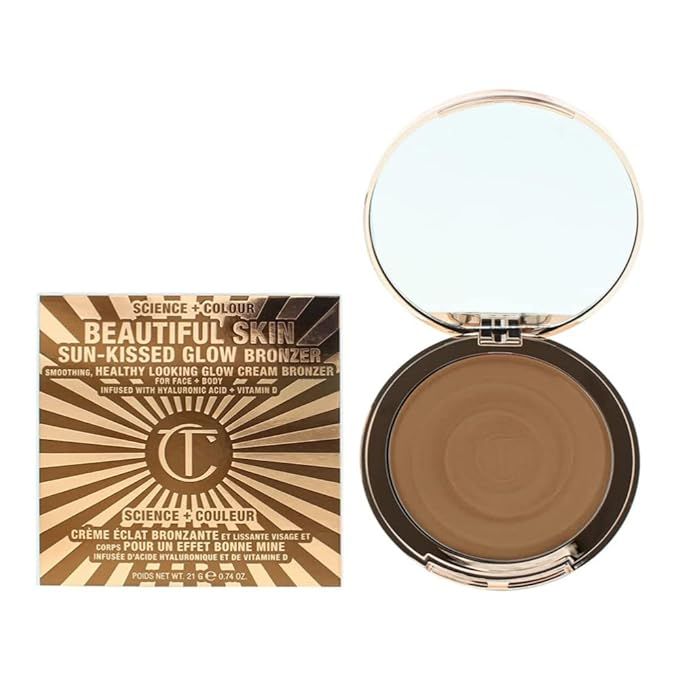 Charlotte Tilbury Beautiful Skin Sun-Kissed Glow Cream Bronzer - 1 Fair - Natural Soft Bronze | Amazon (US)