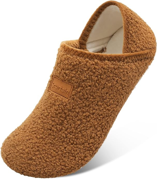 Scurtain Unisex Adults Rubber Sole Slippers | Amazon (US)
