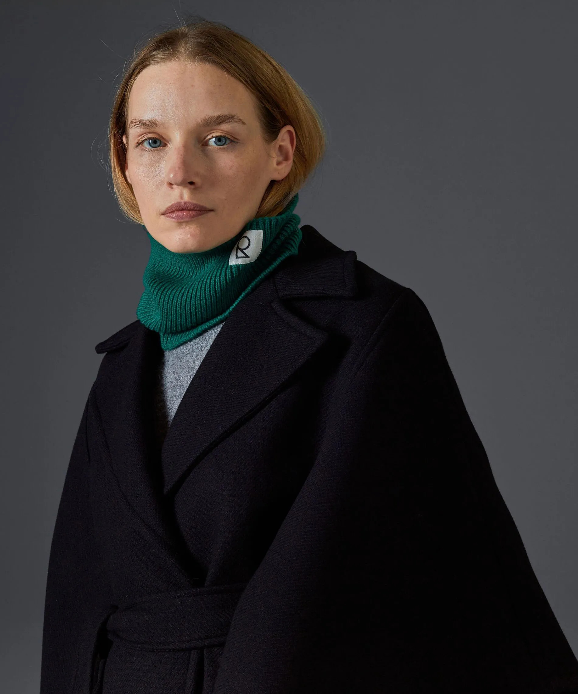 Manteau cape en laine mélangée		noir | Rodier