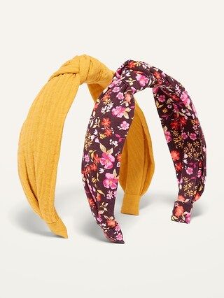 Fabric-Covered Headband 2-Pack for Women | Old Navy (US)