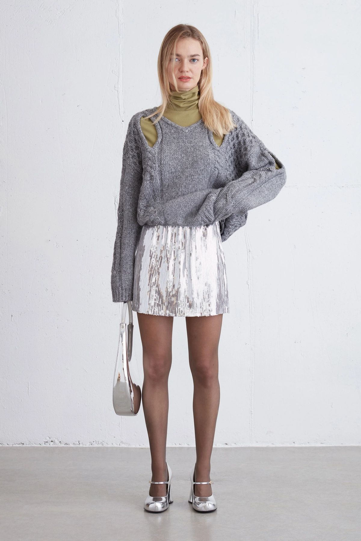 SEQUIN MINI SKIRT | OAK + FORT