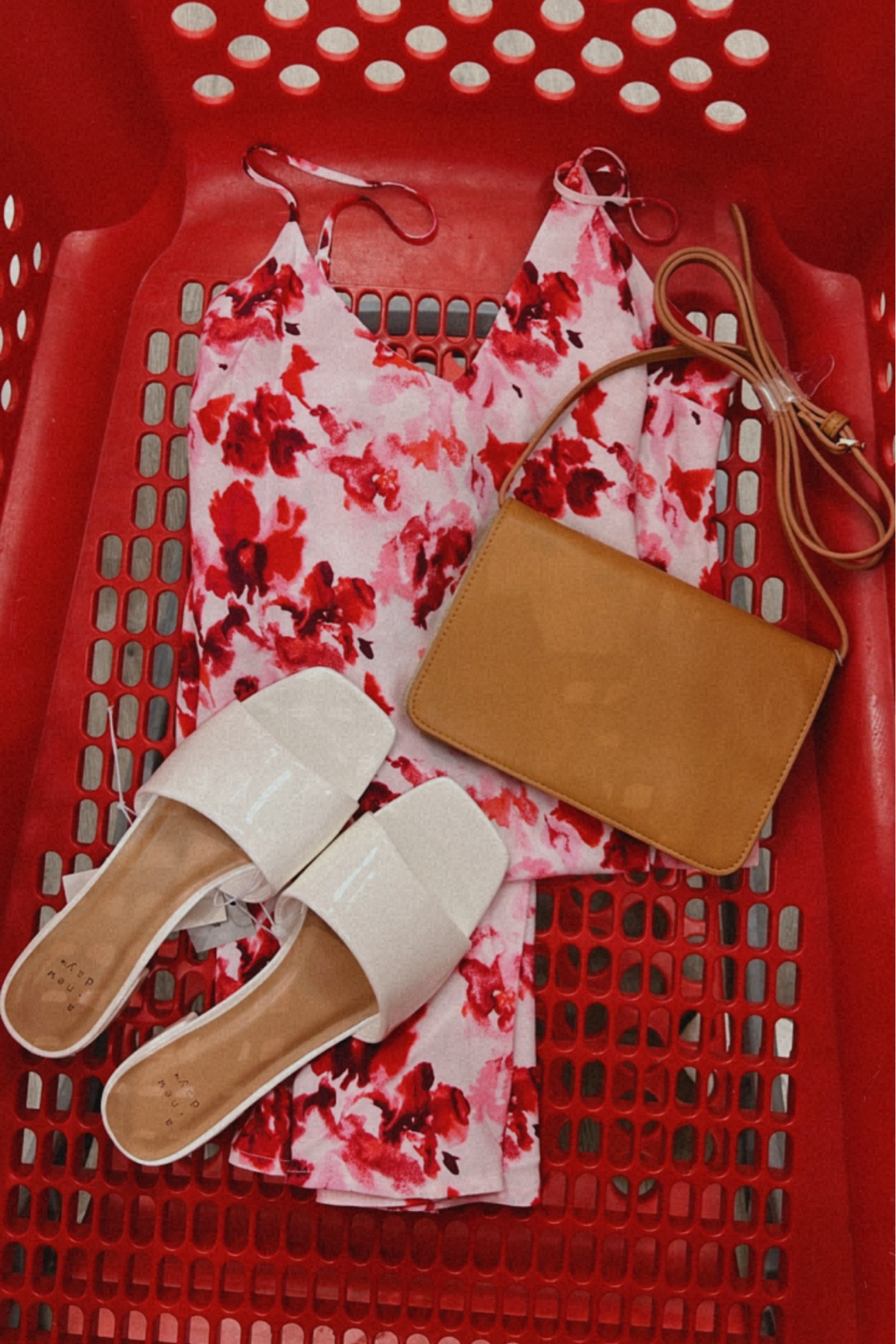 Target spring wedding inspo 🌸🥰 This floral dress is so pretty!! These sandals are dressy but still comfortable. 

#LTKfindsunder50 #LTKshoecrush #LTKwedding
