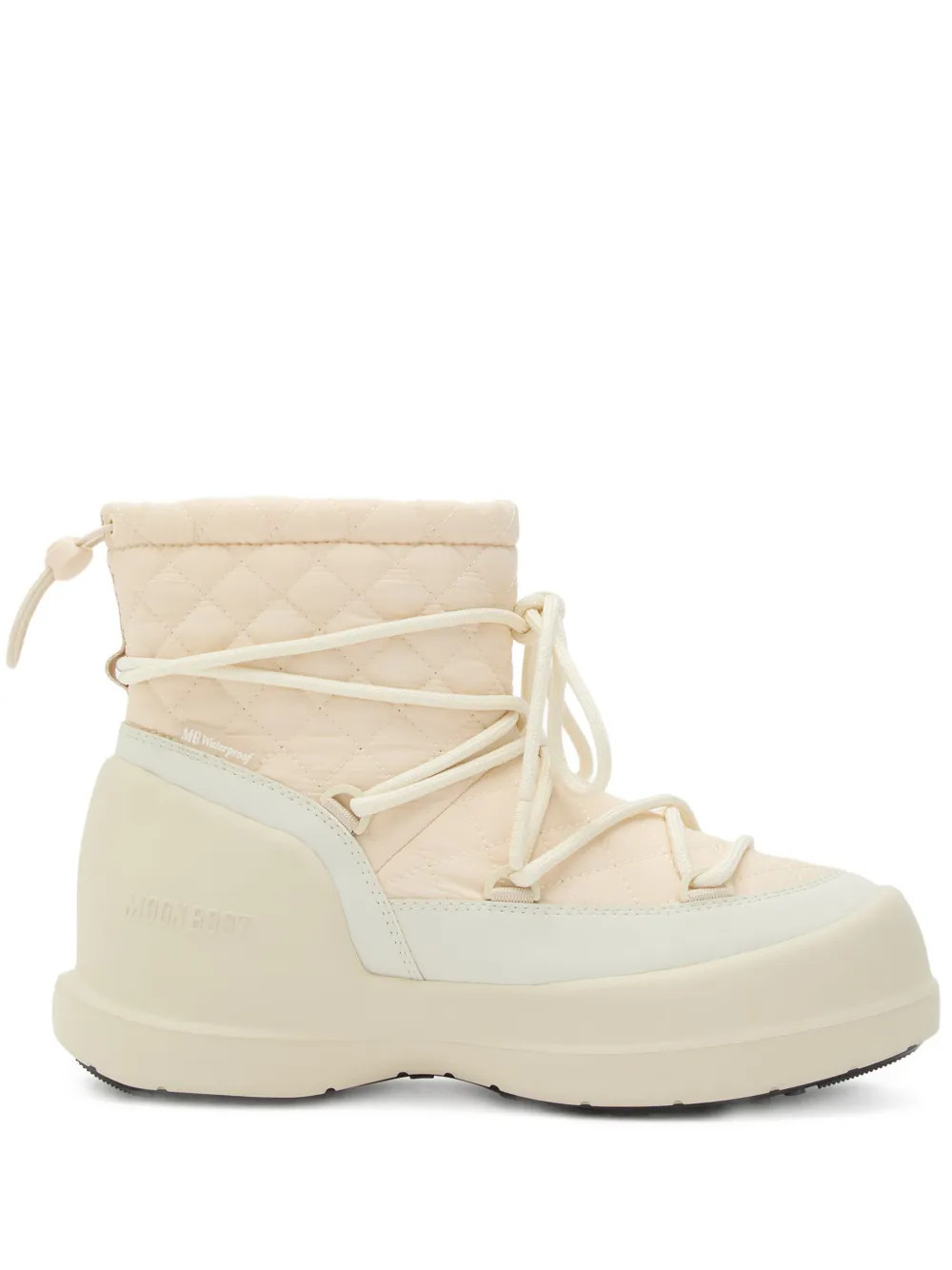 Moon Boot Mezzaluna quilted boots - Neutrals | Farfetch Global