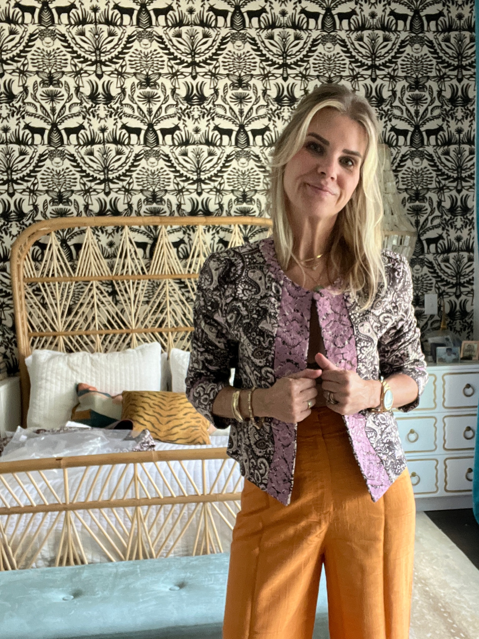My favorite adhesive wallpaper is back!!!! But this jacket is pretty bust too and also back in stock 🫶🏼

#LTKOver40 #LTKStyleTip #LTKHome