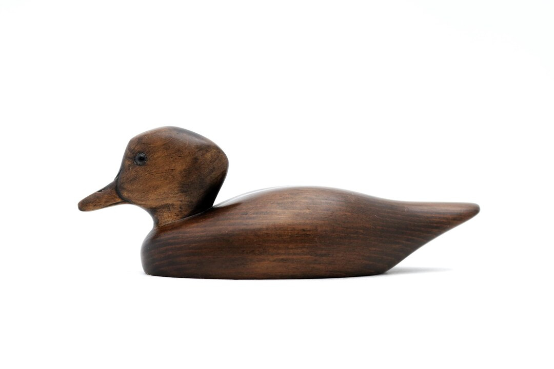 Vintage Wood Duck Figurine: Rustic Cabin Decor - Etsy | Etsy (US)