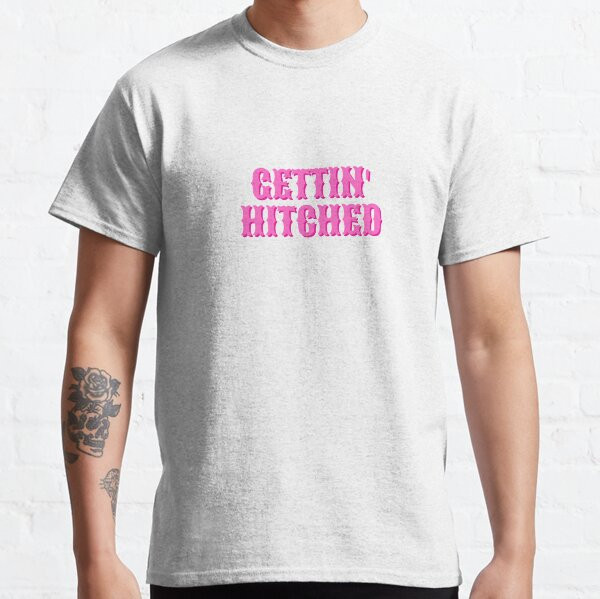 Gettin' Hitched Nashville Tennessee Bachelorette Weekend Gear Classic T-Shirt | Redbubble (US)