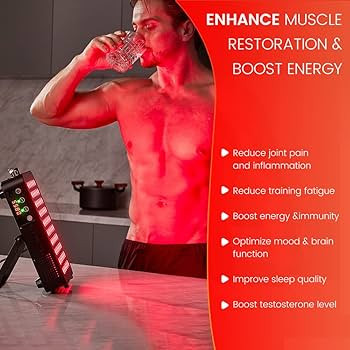 Bestqool Red Light Therapy, Dual Chip Clinical Grade LED Device with Near-Infrared Light 660nm 85... | Amazon (US)