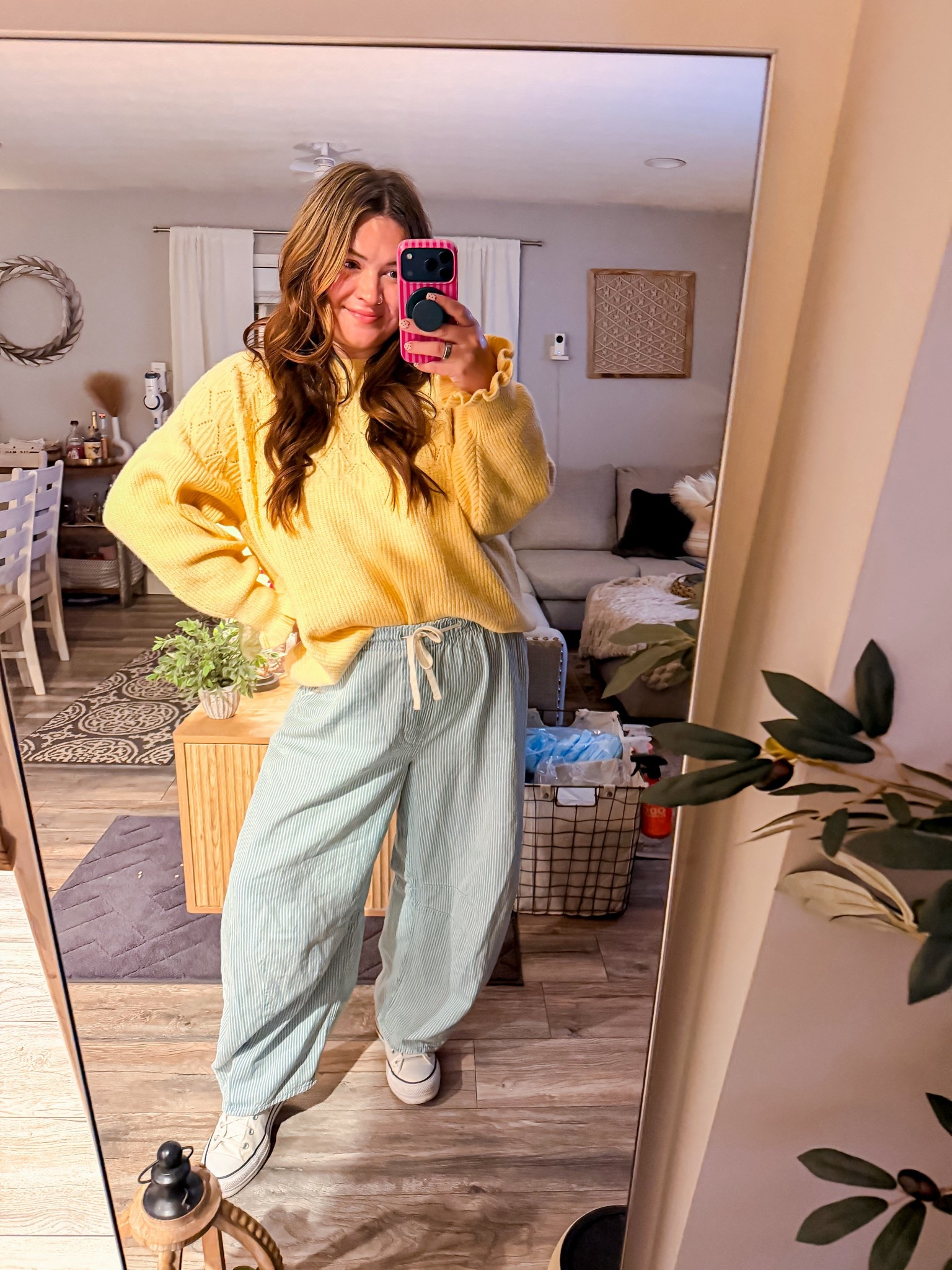 Top 2X
Bottoms xl 

#LTKMidsize #LTKPlusSize #LTKSaleAlert