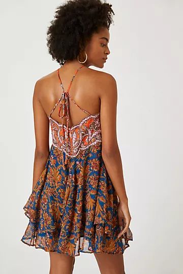 Halter Applique Mini Dress | Anthropologie (US)