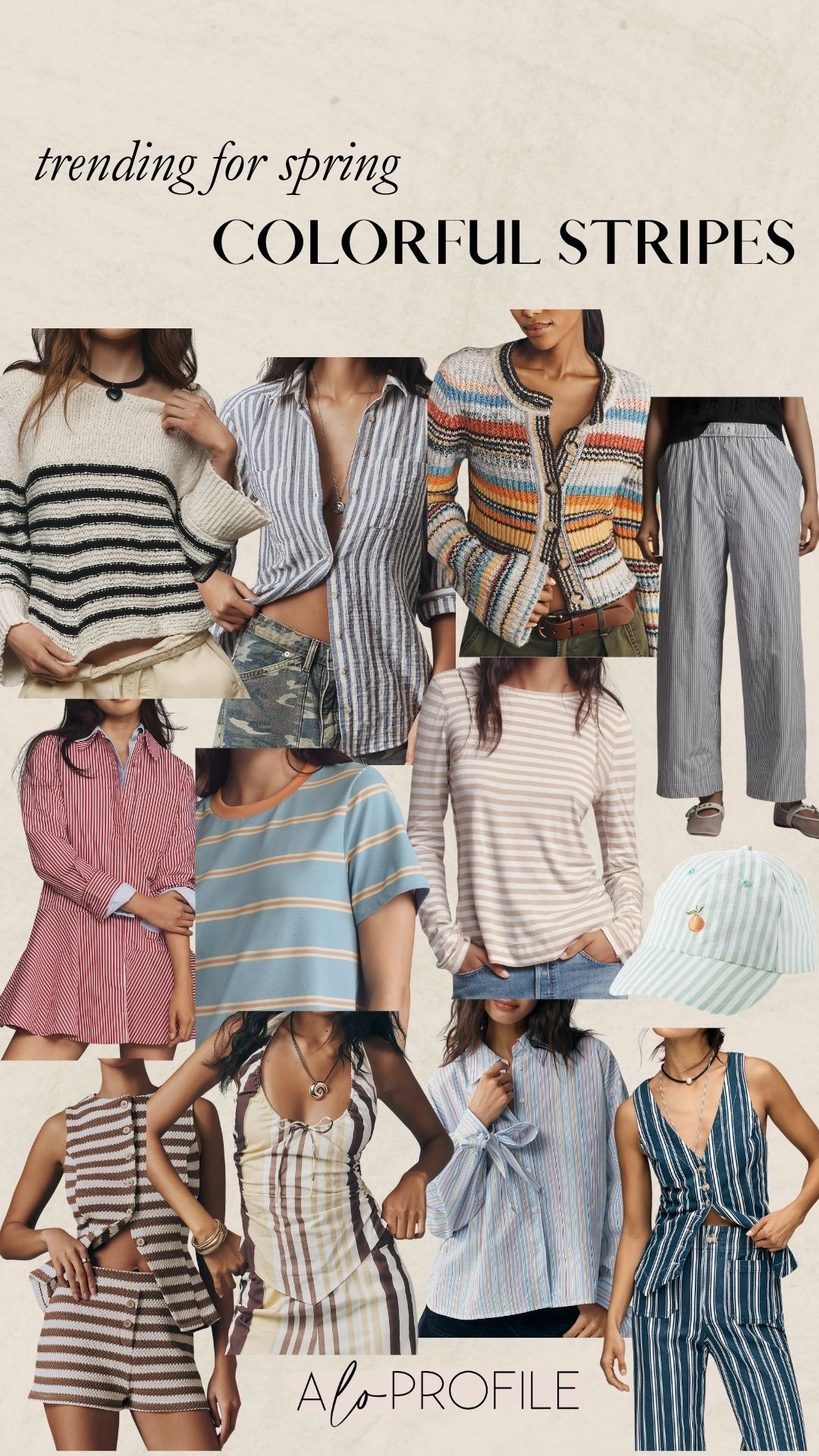Trending for Spring: Colorful Stripes via Anthro // Anthro, Anthropologie fashion finds, spring style, spring outfit, spring outfits, spring trends, spring color trends, spring trend forecast, spring outfit ideas