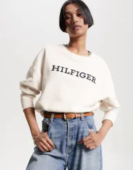 Hilfiger Monotype Embroidery Sweatshirt | Tommy Hilfiger (AU)