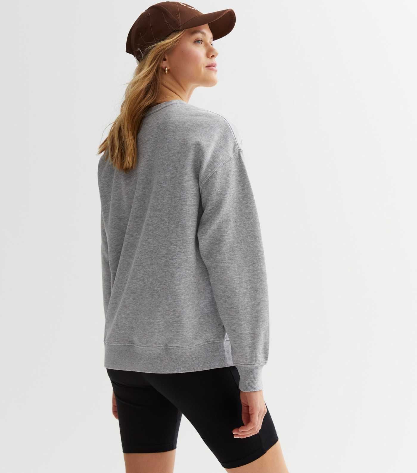 Pale Grey Paris Logo Crew Neck Sweatshirt
						
						Add to Saved Items
						Remove from Saved... | New Look (UK)