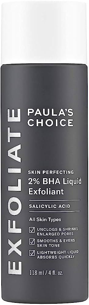 Paulas Choice--SKIN PERFECTING 2% BHA Liquid Salicylic Acid Exfoliant--Facial Exfoliant for Black... | Amazon (US)