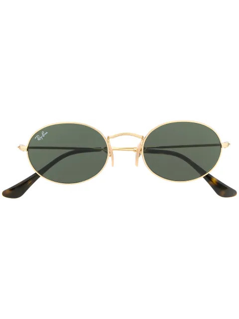 Ray-Ban Oval Frame Sunglasses - Farfetch | Farfetch Global