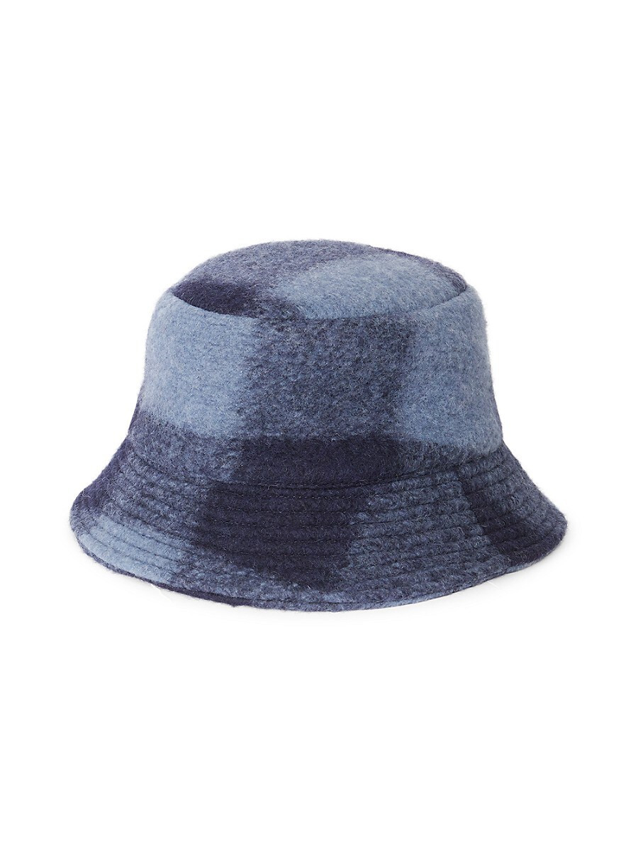 Isabel Marant Men's Buffalo Plaid Bucket Hat - Midnight - Size M | Saks Fifth Avenue OFF 5TH