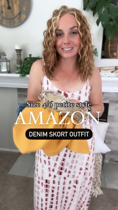 Denim skort outfit idea from amazon with a yellow top, brown cowboy boots, and clear and gold crossbody bag.  Grab your regular size with everything.  Similar boots linked. 


// Summer outfits 2024, summer concert, country concert outfit, rodeo outfit, festival outfit, mom outfit ideas, summer outfit amazon, Amazon outfit ideas, casual outfit ideas, spring outfit inspo, casual fashion, amazon summer fashion, amazon casual outfit, cute casual outfit, outfit inspo, outfits amazon, outfit ideas, amazon shoes, Amazon bag, purse, size 4-6, casual summer outfits, casual outfit ideas everyday, summer fashion #ltkfindsunder100 #ltksalealert

#LTKStyleTip #LTKFestival #LTKItBag