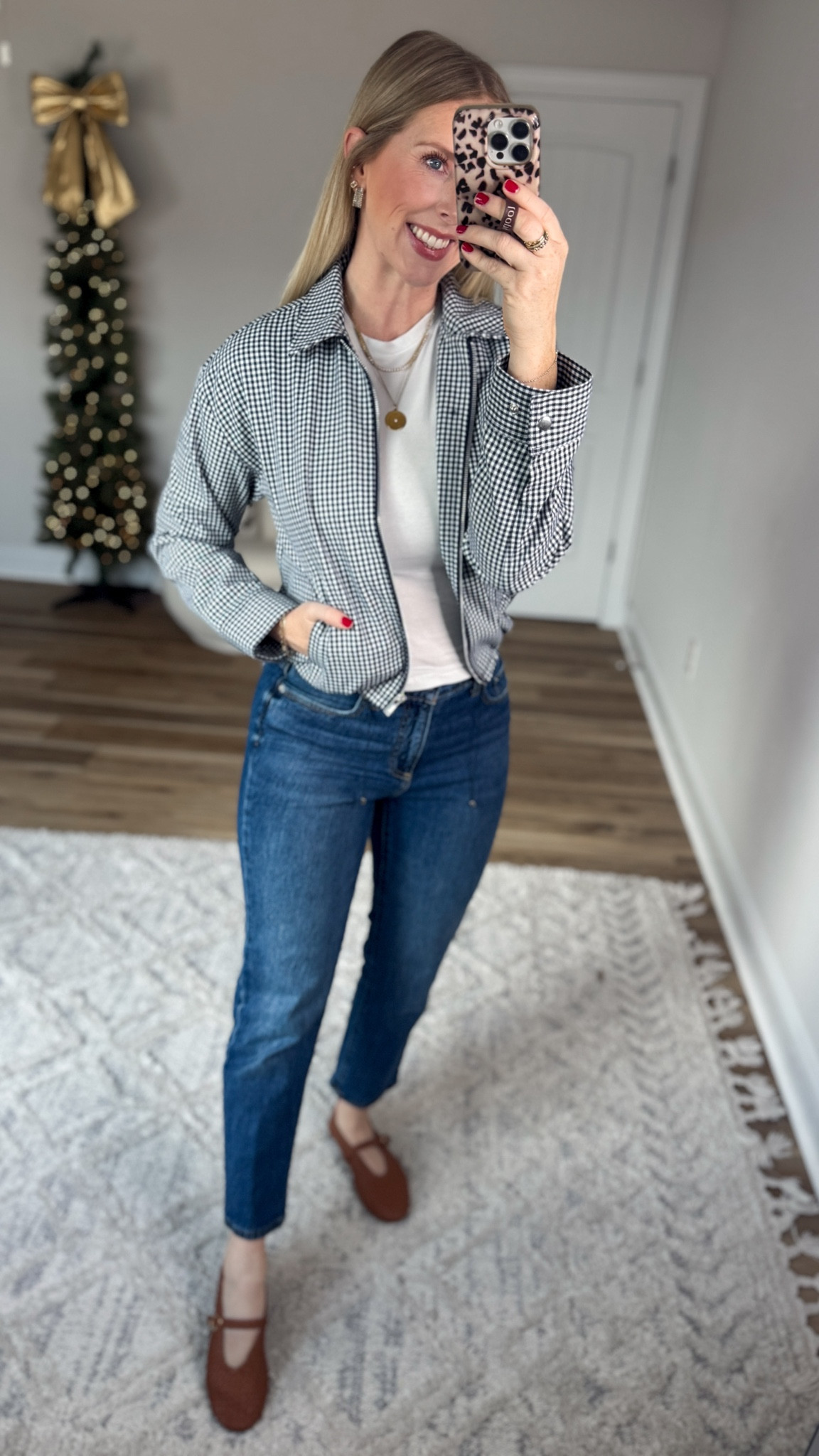 Daily try on, Walmart try on, Walmart outfit, Walmart fashion, Walmart try on, gingham jacket 

#LTKootd #LTKFindsUnder50 #LTKSaleAlert