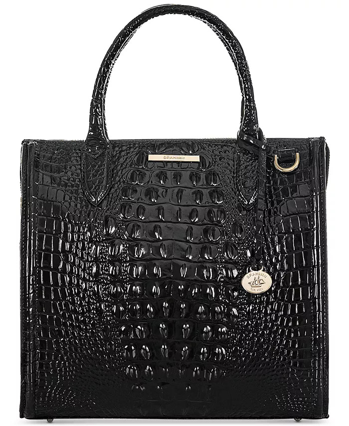 Caroline Melbourne Embossed Leather Satchel | Macys (US)