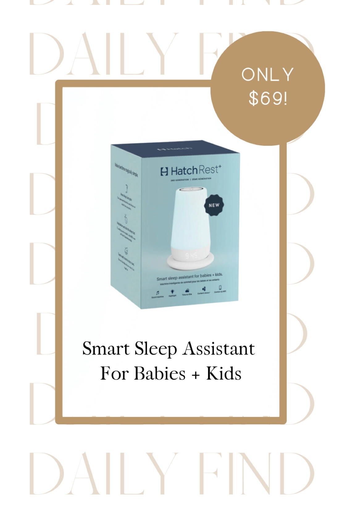 Smart home lovers! This one is for you! 

If you have a baby or young kids, this smart sleep assistant is exactly what you might need! 

This is trending for a good reason, so make sure to check this out! 💤🛌

#LTKFind #LTKunder100 #LTKbaby