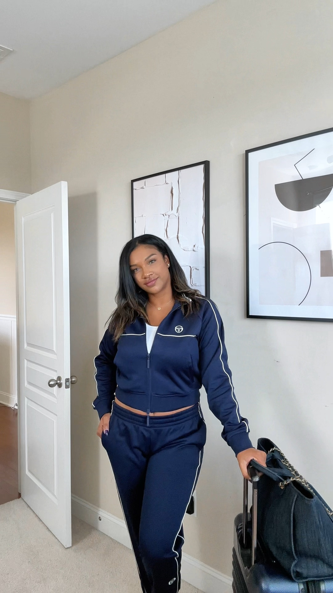 Travel Day Outfit - Airport Outfit - Casual Outfit - Tracksuit - Matching Set - Outfit Ideas - Suitcase - Luggage

#LTKActive #LTKTravel #LTKVideo