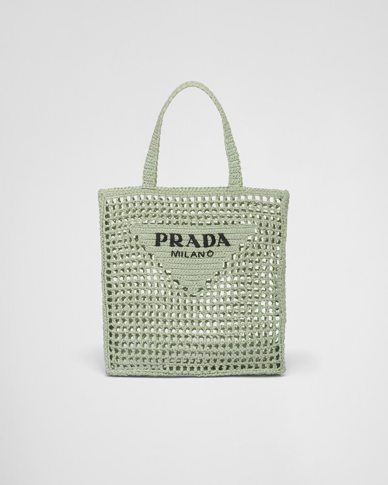 Crochet tote bag | Prada Spa US