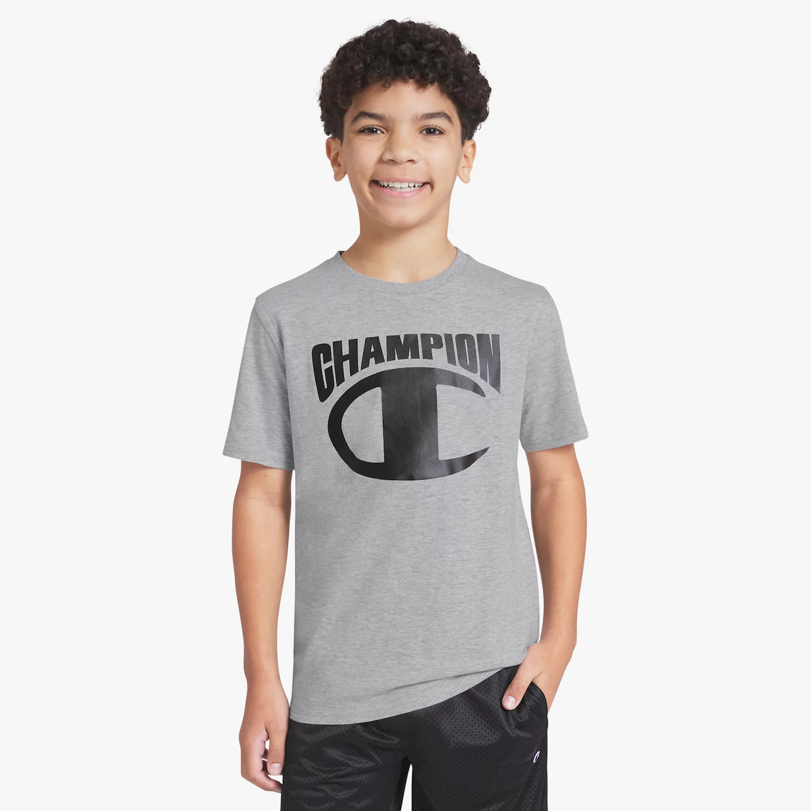 Boys 8-20 Champion® Signature Tee, Boy's, Size: Medium, Gray Grey | Kohl's